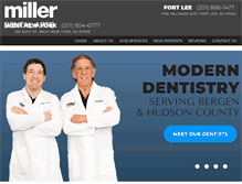 Tablet Screenshot of millerdentalarts.com